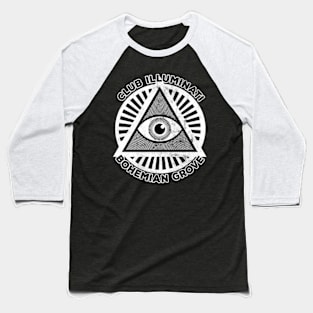 All-Seeing Eye / Illuminati / Bohemian Grove Baseball T-Shirt